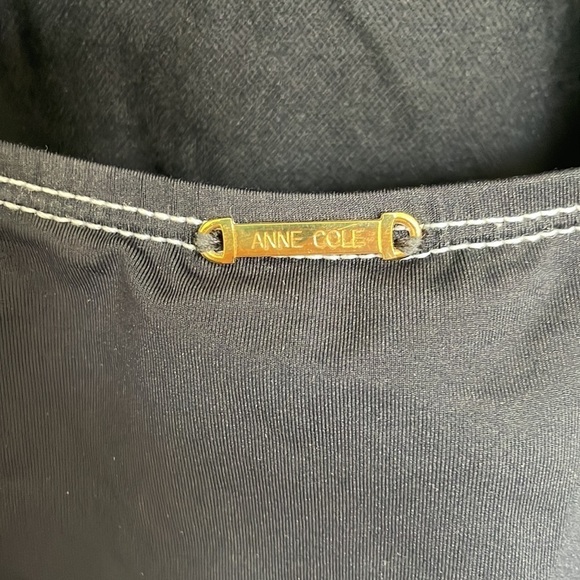 Anne Cole Collection Women’s One Piece Swimsuit Black/Teal 10 - Picture 4 of 7